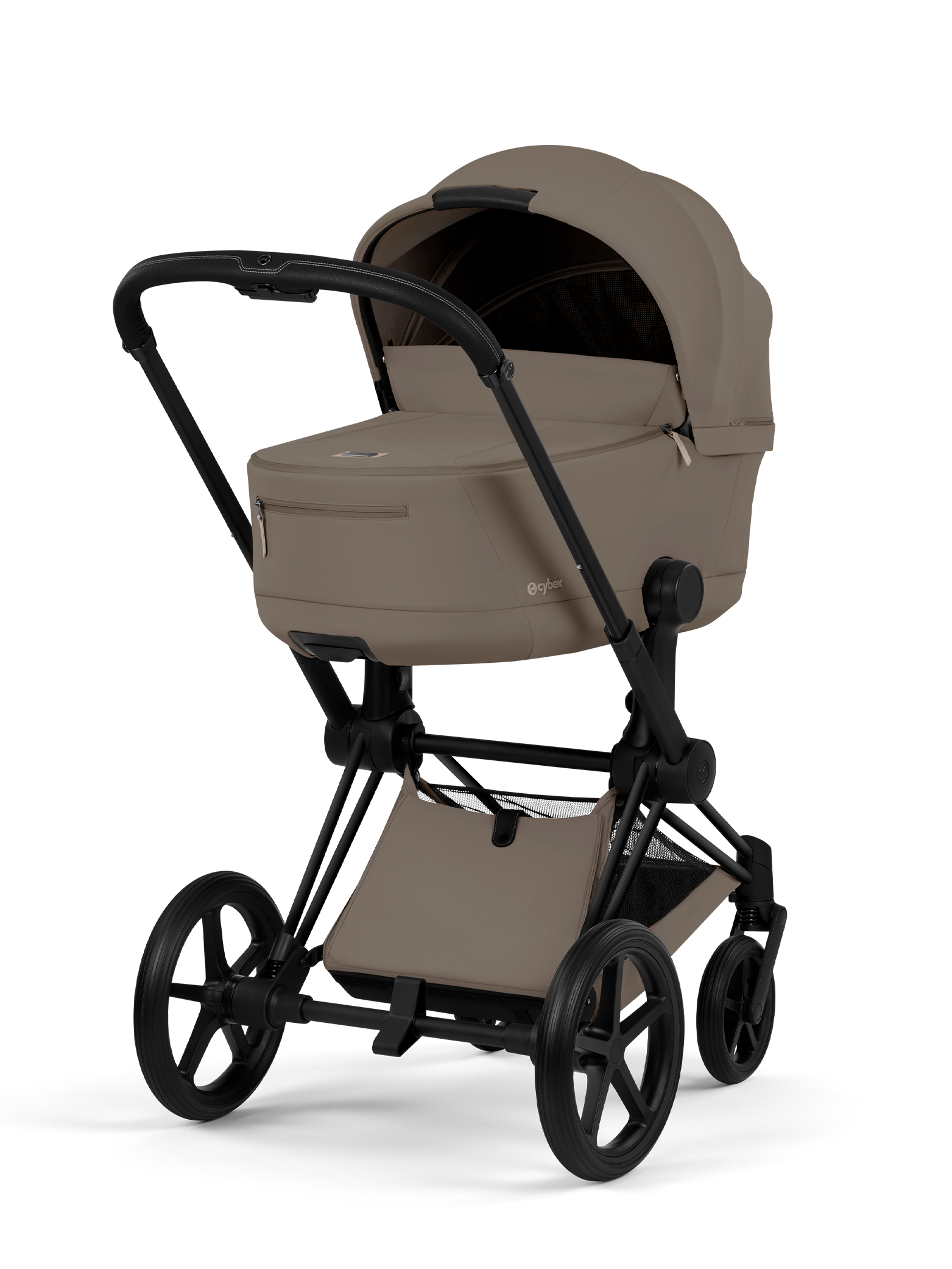 Cybex Priam inkl brettbar liggedel - Matt Black/Coconut Brown